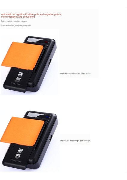 Evrensel Pil Şarj Cihazı, USB Çıkış Bağlantı Noktalı 4.35V Yüksek Voltajlı Pil Için Cep Telefonu Pil Şarjı Abd Plug (Yurt Dışından) modelleri