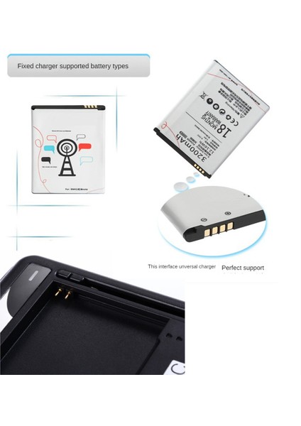 Evrensel Pil Şarj Cihazı, USB Çıkış Bağlantı Noktalı 4.35V Yüksek Voltajlı Pil Için Cep Telefonu Pil Şarjı Abd Plug (Yurt Dışından) fırsatları