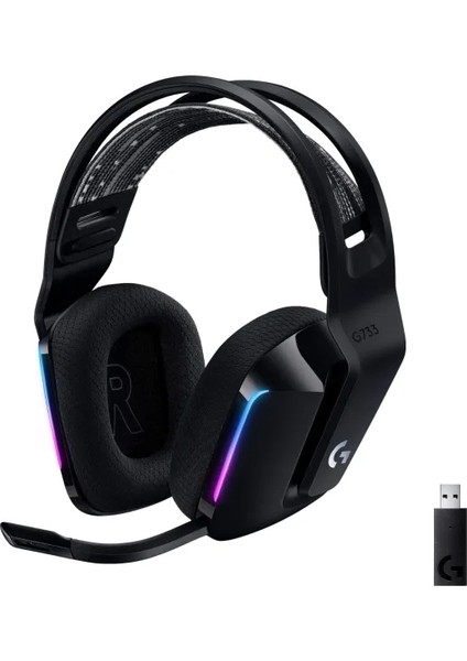 G G733 Lıghtspeed Kablosuz Oyuncu Kulaklığı Siyah Kulaklık