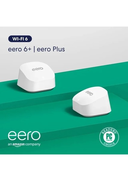 Amazon Eero 6+ Ağ Wi-Fi Router With 1 Month Free Eero Plus