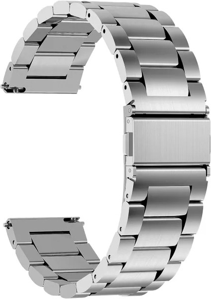 Hızlı Çıkarılan Metal Zincir Saat Kordonları Gümüş 16 mm