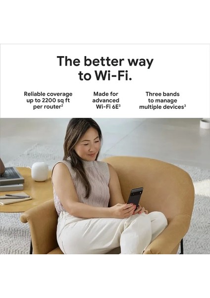 Nest Pro Wifi 6e Sistem 1 Paket Sarı