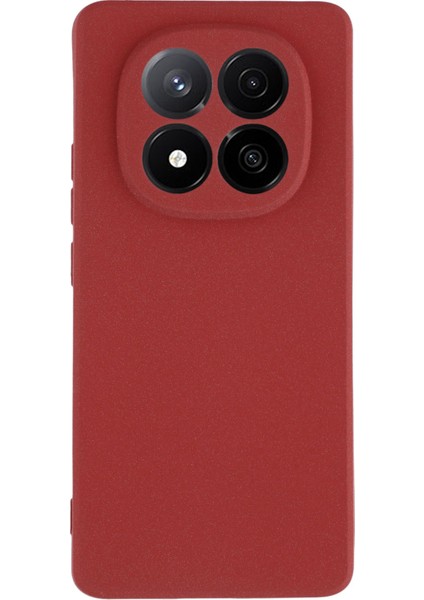 Xiaomi Redmi Için Not 14 Pro 5g/14 Pro+ 5g Tpu Kaymaz Koruyucu Telefon Kapağı-Şarap Kırmızı (Yurt Dışından)