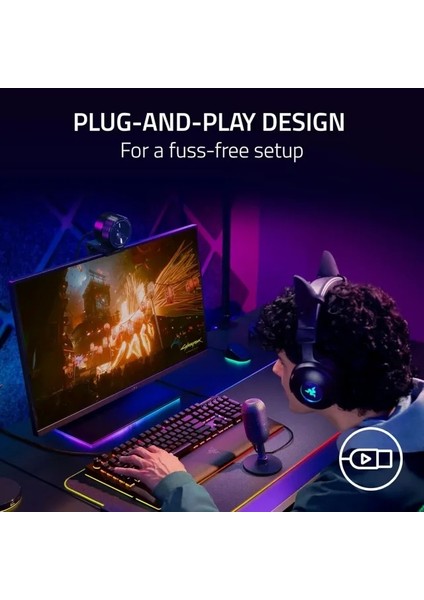 Seiren V3 Mini USB Mikrofon Beyaz