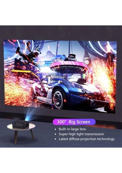 5g Wifi Bluetooth Yerel 1080P Projektör