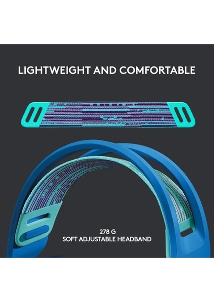 G G733 Lıghtspeed Kablosuz Oyuncu Kulaklığı Mavi Kulaklık modelleri