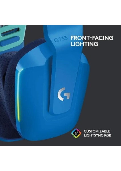 G G733 Lıghtspeed Kablosuz Oyuncu Kulaklığı Mavi Kulaklık indirimleri