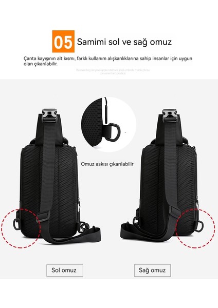 Erkekler Için Trend Açık Hava Eğlence Su Geçirmez Tek Omuz Messenger Çanta (Yurt Dışından) fırsatları
