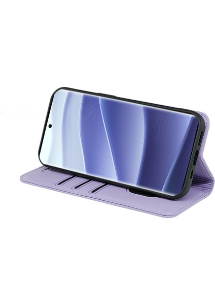 Xiaomi Redmi Note 14 Pro 4g Cüzdan Kılıf Manyetik Kapanış Pu Deri Telefon Kapağı-Mor (Yurt Dışından) fırsatları