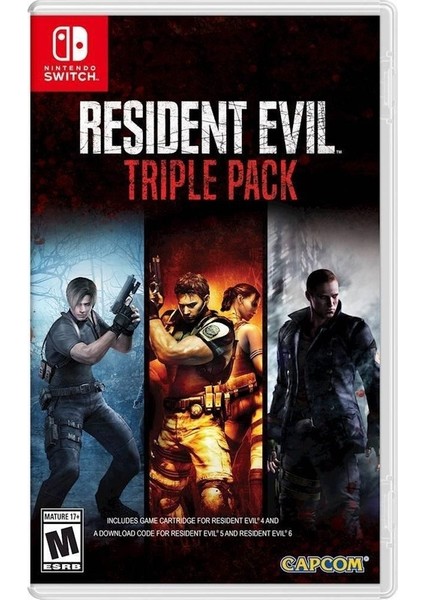 Nintendo Switch Resident Evil Triple Pack Kutulu Oyun