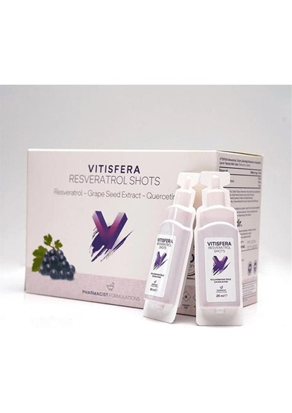 Resveratrol Shot Orman Meyveleri Aromalı 20X25 ml