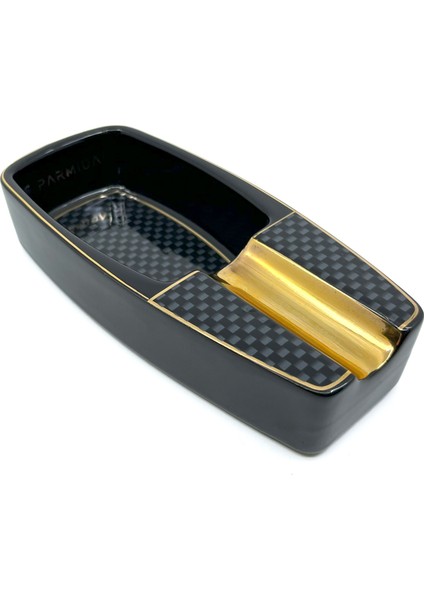 Çakmak Küllük Kesici Sehpa Dörtlü Puro Seti - Siyah modelleri