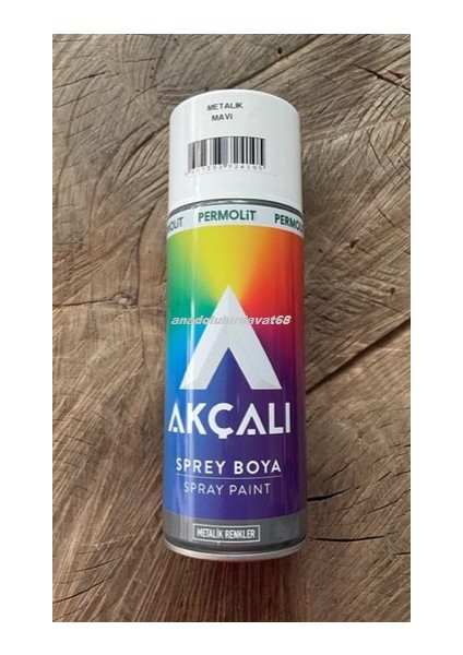 Metalik Mavi Boya Mavi Sprey Boya Metalik Efekt Oto Boyası 400ML 355