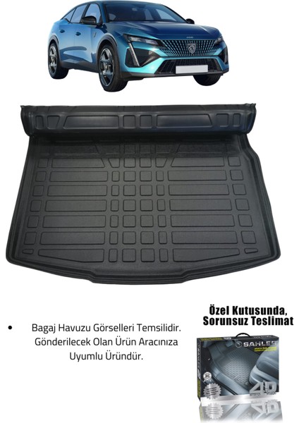 Peugeot 408 2022+ Uyumlu 4.5d Premium Havuzlu Paspas ve Liner Marka 3D Bagaj Havuzu fiyatları