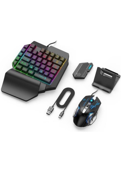 Pubg Denetleyicisi Için Gamepad Mobil Oyun Klavyesi Fare Dönüştürücü Bluetooth Ios Android Oyun Adaptörü, Mix Se Seti (Yurt Dışından)