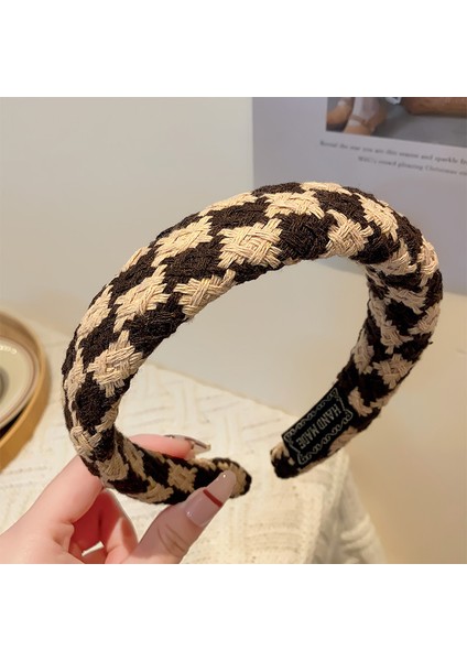 Yüksek Kuru Kafa Bandı, Kadınlar Için Yeni Stil, Ilkbahar ve Yaz Saç Bandı, Maillard Saç Demeti, Üst Düzey Yüz Yıkama Saç Tokası (Yurt Dışından)