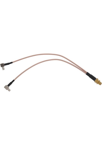 8 Inç Sma Dişi Y Tipi 2 x Ts9 Açılı Erkek Konnektör Splitter Birleştirici Kablo, Altın ve Gümüş (Yurt Dışından) modelleri