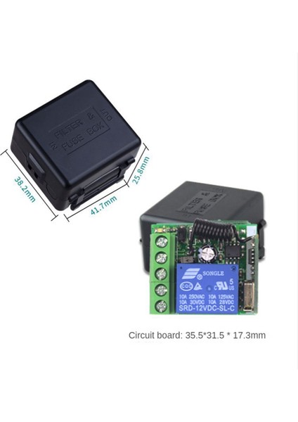 Kablosuz Uzaktan Kumanda Anahtarı Dc 12 V 10A 433 Mhz Rf Uzaktan Kumanda Verici Hırsızlığa Karşı Alarm Sistemi Için Alıcılı (Yurt Dışından) fiyatları