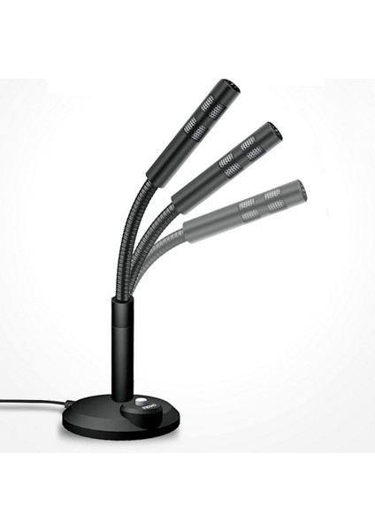 USB Mikrofon 360° Çok Yönlü Mikrofon Kablolu Mikrofon Pc Konferans Internet Telefonu Için Ayarlanabilir Açı (Yurt Dışından)