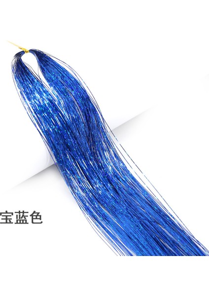 Glitter Saç Tinsel Seti Gökkuşağı Bayan Renkli Parıltılı, Bling Saç Örgü Aksesuarları (Yurt Dışından)