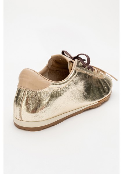 Crea Altın Deri Kadın Spor Ayakkabı fırsatları