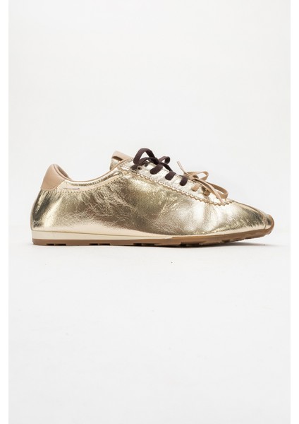 Crea Altın Deri Kadın Spor Ayakkabı indirimleri