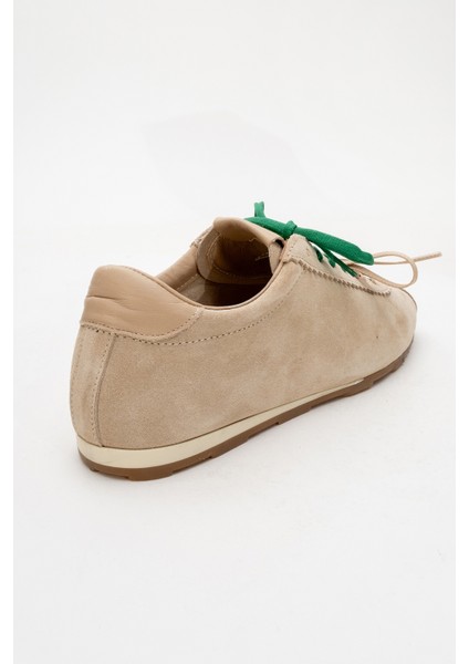 Crea Bej Deri Süet Kadın Spor Ayakkabı fırsatları