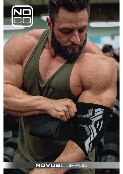 Fitness Spor Dirseklik Unisex Elbow Sleeve Spor Antrenman Destek Koşu Gym Ortopedik Dirseklik -1 Adet