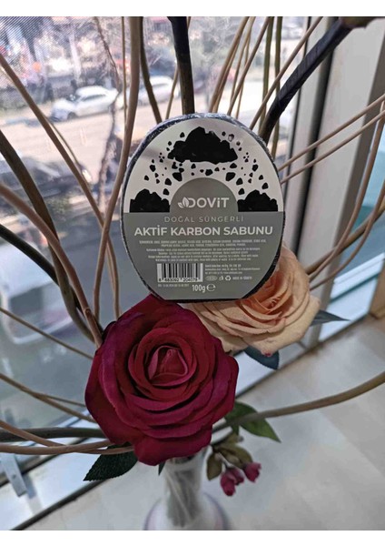 Doğal Süngerli Aktif Karbon Sabunu 100 gr fiyatları