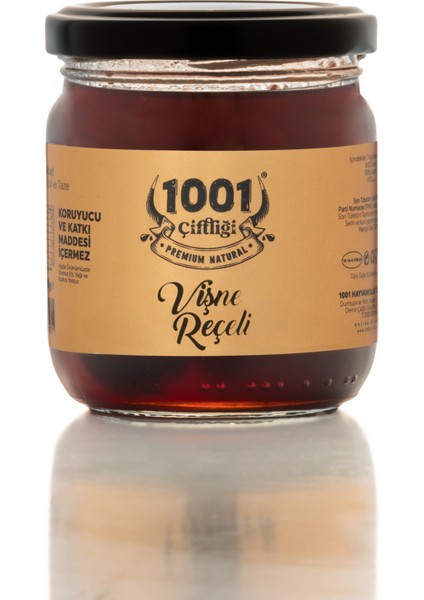 El Yapımı Doğal Vişne Reçeli 200gr