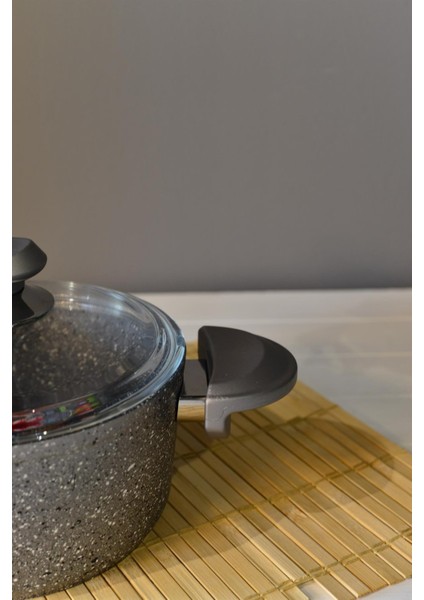 Granit Derin Tencere 30 cm Gri modelleri