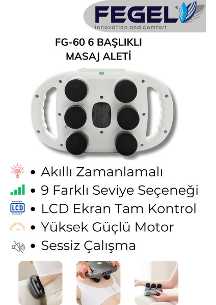 Pulsezen 6x – Akıllı Tüm Vücut Şarjlı Terapi Tabancası