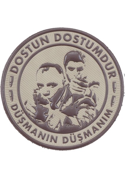 Kurtlar Vadisi Patch – “dostun Dostumdur” Gri Füme Arma