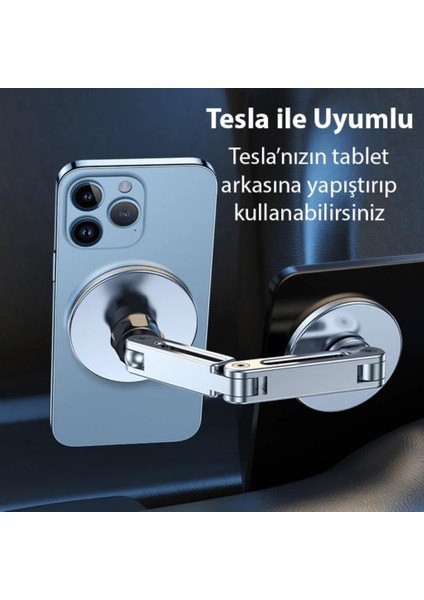 Pro Seri Nano Yapışkanlı Magsafeli Manyetik Telefon Tutucu, Torpido Üstü, Masaüstü Telefon Tutucu fırsatları