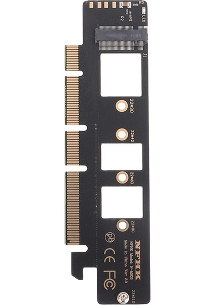 Nvme M.2 Ngff Ssd'den Pcıe X4'e Nvme M.2 Adaptör Kartı Dönüştürücü SSD Sabit Disk Okuma Test Kartı (Yurt Dışından)