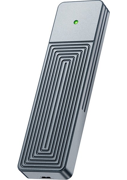 Alüminyum Alaşımlı M.2 Katı Hal SSD Tip-C USB 3.2 Arayüzü 10 Gbps Nvme JMS583 Çift Kablolu Tek Anlaşma (Yurt Dışından)