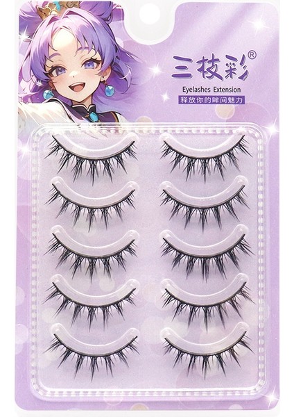 Takma Kirpikler Doğal Karikatür Görünümü (Yurt Dışından)