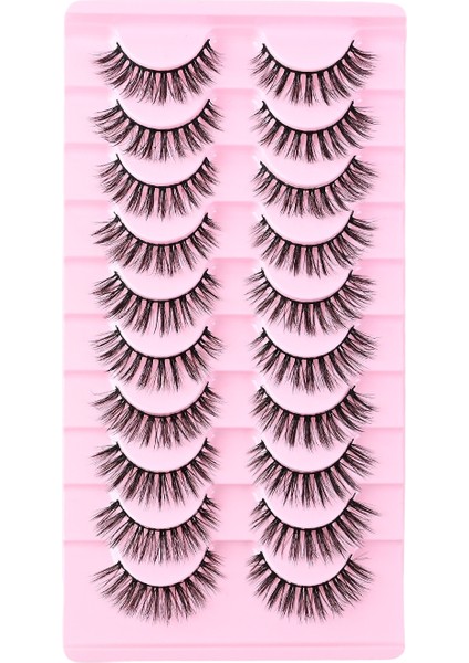 Takma Kirpikler Doğal Karikatür Görünümü (Yurt Dışından)