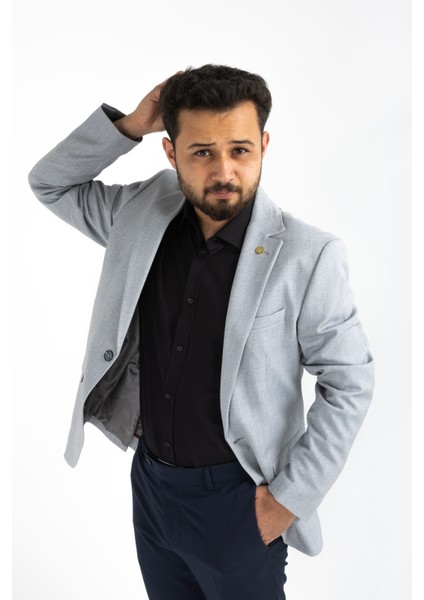 Erkek Ceket Gri