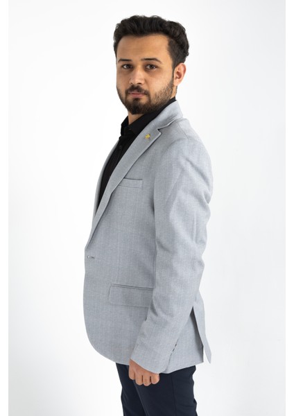 Erkek Ceket Gri modelleri