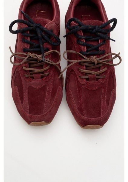 Serena Bordo Süet Deri Kadın Spor Ayakkabı fiyatları