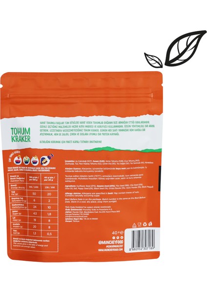 6'lı Soğan Sarımsaklı Tohum Kraker 240 gr modelleri