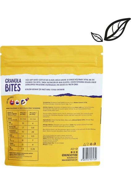 6'lı Granola Bites 240 gr