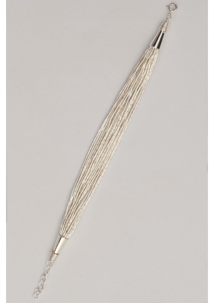 Gümüş Özel Tasarımlı Modern Görünümlü 25 Sıra Likit Bileklik SGTL12804GUMUS fiyatları