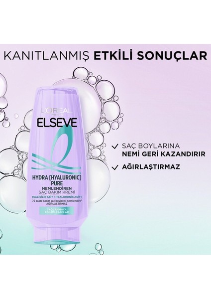 Elseve Hydra Pure Salisilik Asit İçeren Nemlendirici Saç Kremi 250 ml