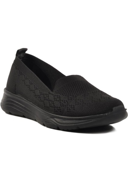 2410 Z Siyah Triko Kadın Günlük Ayakkabı