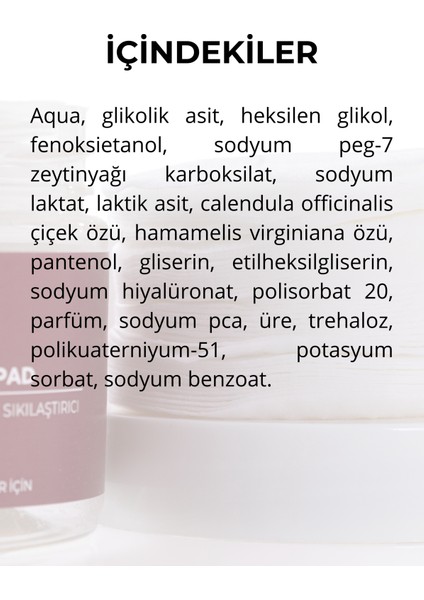 Aha Peeling Tonic Pad Cilt Tonu Eşitleyici GlikolikLaktik Asit 40 Adet Ped