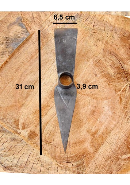 Tapan Bağ Bahçe Kazması 31X6,5 cm Tek Parça Kaynaksız