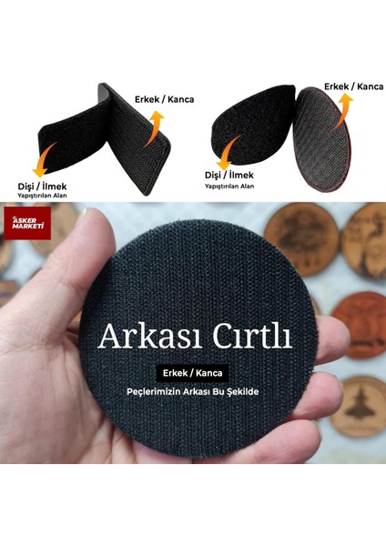 Kaçma Yorgun Öleceksin” Gri Füme Patch – 7 cm modelleri