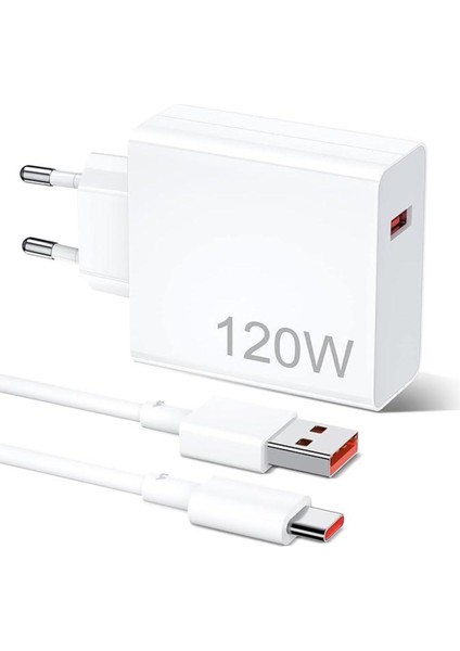 Orijinal 120W 6A Turbo Şarj Cihazı Telefon ve Bilgisayar Için